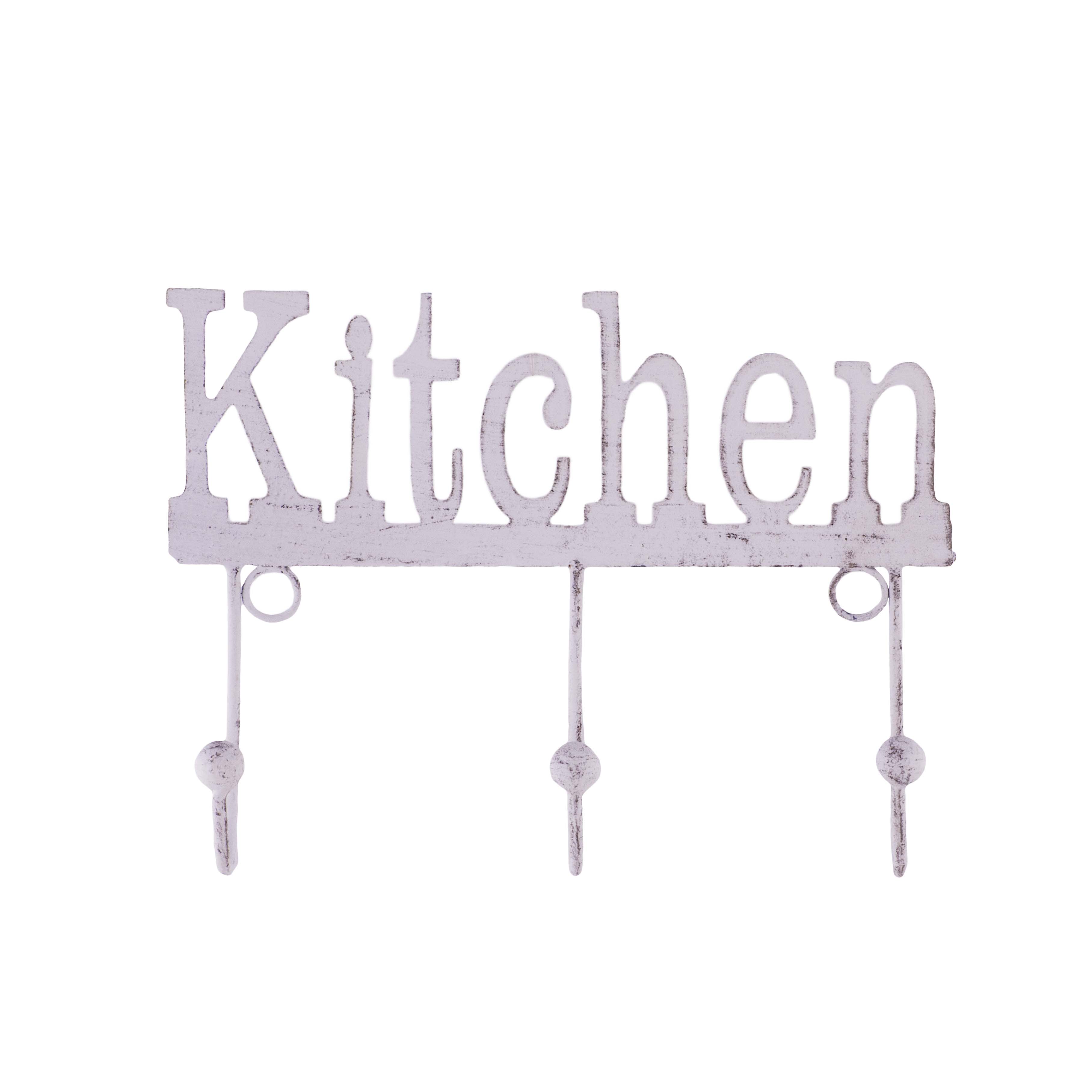 Cuier metalic, subtire, "Kitchen"