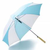 Umbrela alb cu albastru