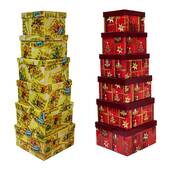 Cutii cadou din carton,  6 dimensiuni diferite