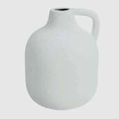 Vaza alba din ceramica, Countryfield, in forma de ulcior mic