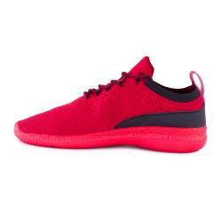 Sneakers, Jumex Collection, rosu-negru cu sireturi