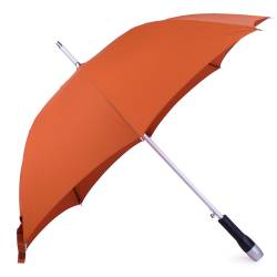 Umbrela cu maner din inox, portocaliu-caramiziu