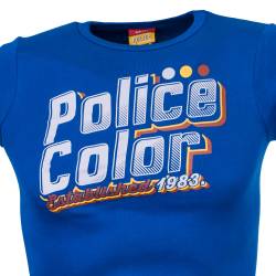Tricou POLICE albastru