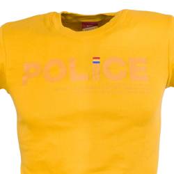 Tricou POLICE galben