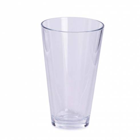 Pahar de sticla, conic, transparent 13 cm