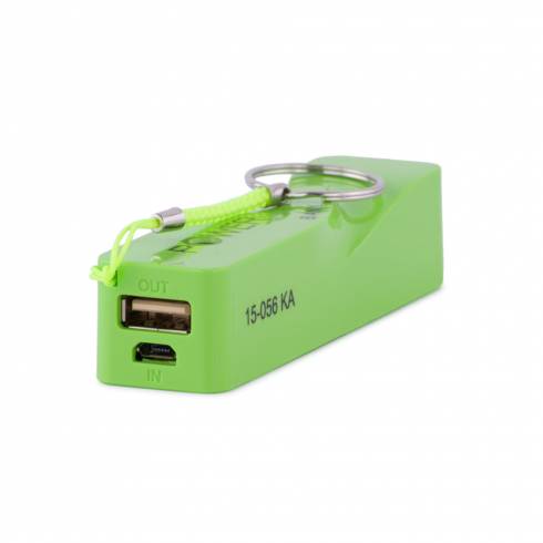 Baterie externa portabila pentru telefon, verde