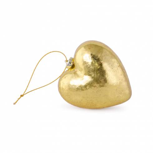 Glob in forma de inima, auriu