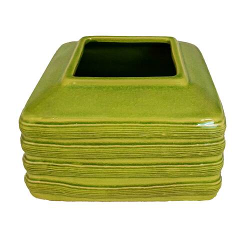 Ghiveci din ceramica, verde