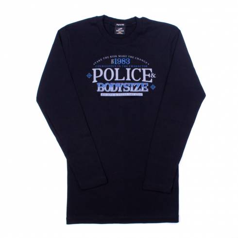 Bluza barbati, Police, negru