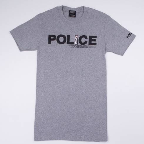 Tricou POLICE gri