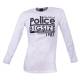 Bluza barbati, Police, alb, cu text: See thing differently
